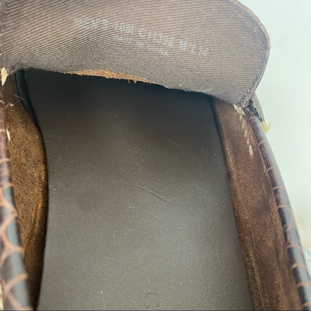 Cole Haan Venetian Loafer Men's 10 M French Roast Brown Loafers Buckle C11396 - Picture 12 of 13
